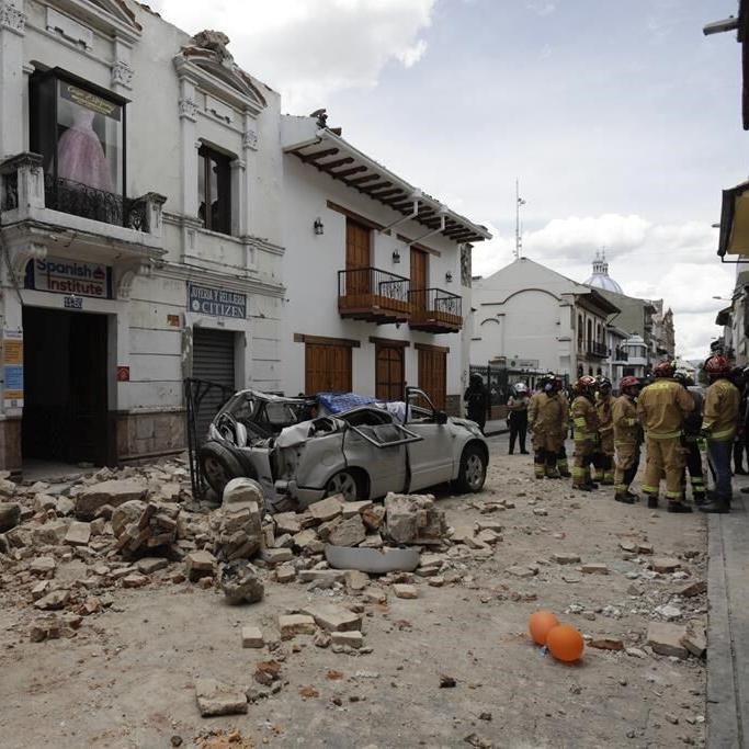 Strong earthquake kills at least 14 in Ecuador, 1 in Peru